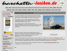 Tablet Screenshot of barchetta-lexikon.de